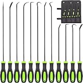 Doaho 12PCS Automotive Precision Hook and Pick Tool Set | Long &amp; Mini Precision Puller Remover Tool Kit for Auto O-Ring,Seal &amp; Gasket Removal,Car Repair Essentials