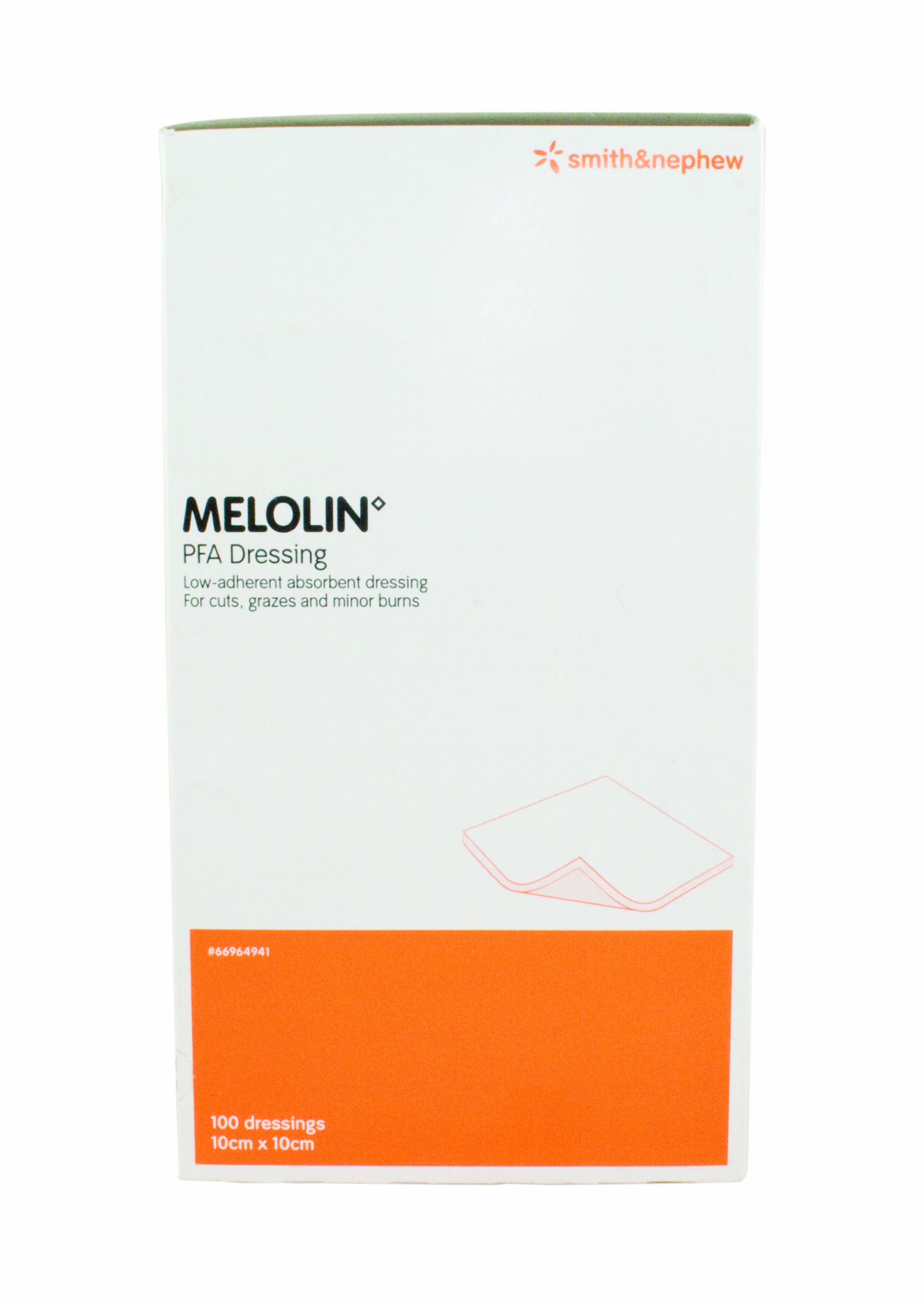St John Ambulance Supplies Supplies Melolin Cushioned Dressing Pad 10 x 10cm Pack of 100