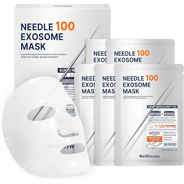 Amazon.com : WELLDERMA Milk Exosome Mask, 25ml x 5 Sheets
