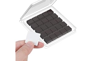 Uniclife 100 Pcs Square Magnets with Adhesive Backing, 25 x 25 mm Small Magnets for Crafts, Self Adhesive Magnet Dots, Refrig