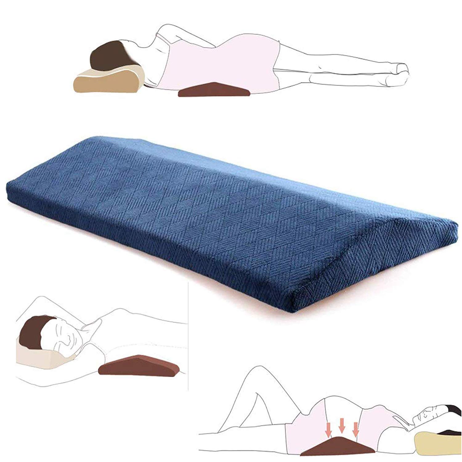 lower back bed pillow