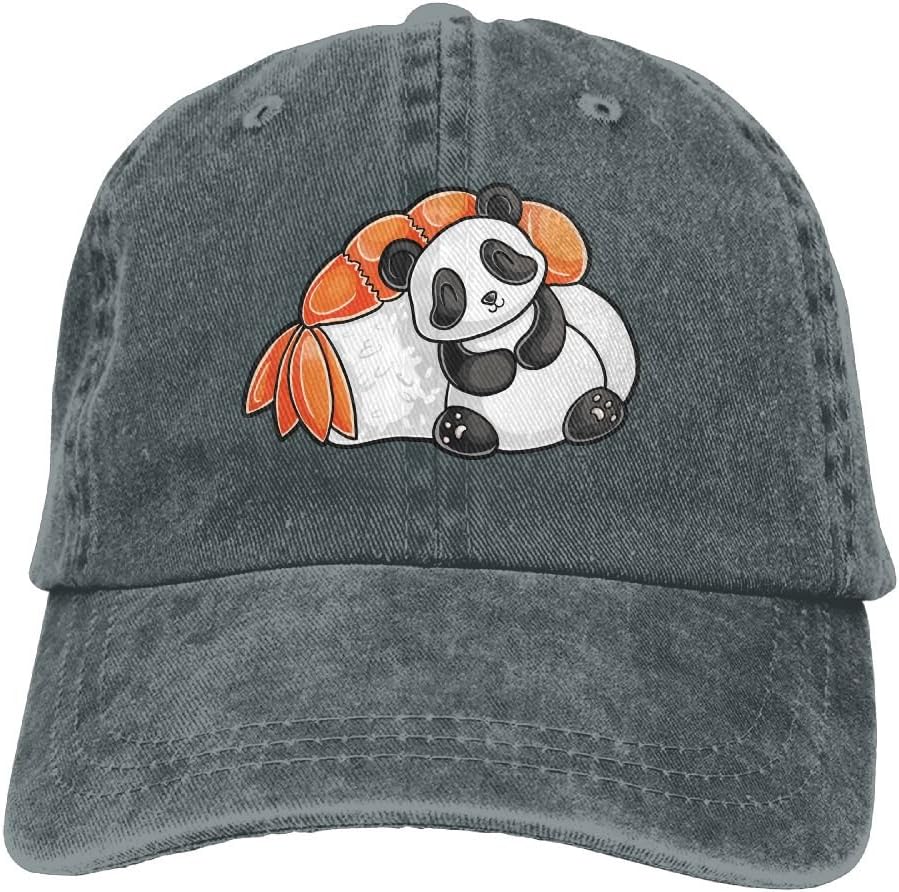 GqutiyulU Cute Sushi Panda Adult Cowboy Hat Asphalt