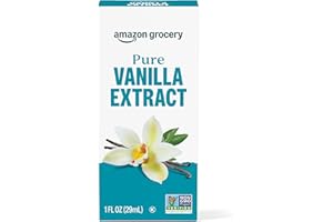 Amazon Grocery, Pure Vanilla Extract, 1 Fl Oz (Previously Happy Belly, Packaging May Vary)