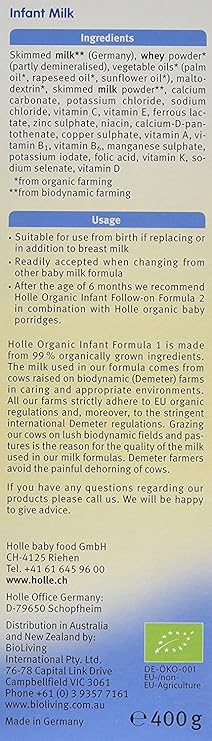 holle formula ingredients english