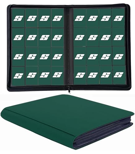 1st complete card collection　3冊 Trading Card Binder 16 Pocket, 1000+ Pockets Ringless PU Cover