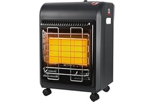 OKF Propane Heater, 6000 to 18000 BTU 3 Modes Indoor Propane Heater with ODS & Tip-over Protection, Outdoor Heaters with Gas Regulator & Hose Heat up to 450 Sq.Ft, for Garage, Camping, Patio, Shop