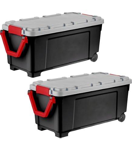 Amazon.com: Superbox Gorilla on Wheels Storage Trunk - Black, Size