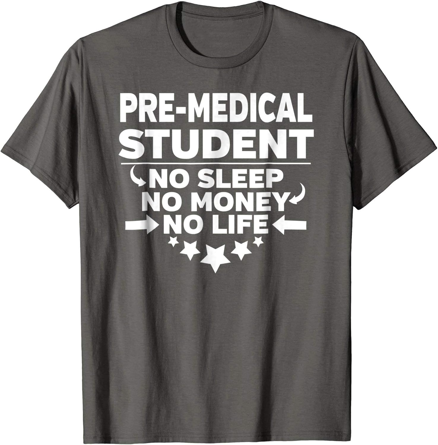 PreMedical Major Tshirt College Student School Gift Idea