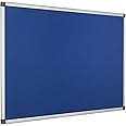 Bi-Office Notice Board Maya, Blue Felt, Aluminium Frame, 60 x 45 cm,FA0243170
