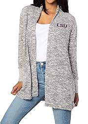 Chicka-d LSU Tigers Women's Cozy Fleece Cardigan