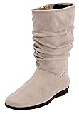 Comfortview Aneela Wide Calf Slouch Boot Mid Calf