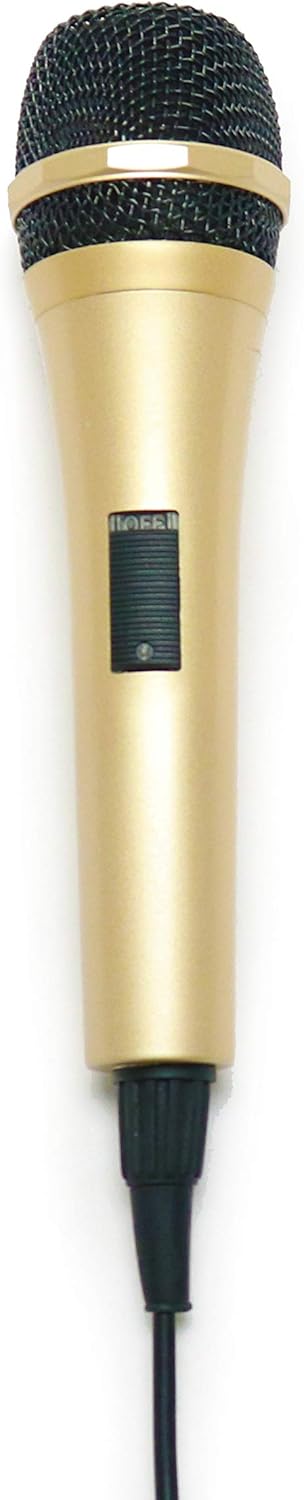 Singing Machine SMM-205 Unidirectional Dynamic Microphone with 10 Ft. Cord,Black: Musical Instruments