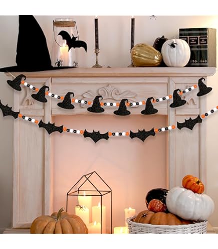 Amazon.com: Yarn Ghosts with Googly Eyes Tassel Garland - 5