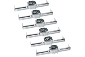 Therwen 6 Pcs Adjustable Ceiling Fan Electrical Box Brace Light Fixtures Ceiling Fan Mounting Bracket, 14.2 Inches in Length
