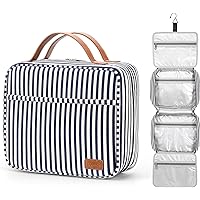 Hanging Travel Toiletry Bag,Large Capacity Cosmetic Travel Toiletry Organizer for Women with 4 Compartments & 1 Sturdy…