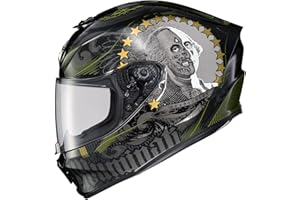 ScorpionEXO R420 Full Face Polycarbonate Street Motorcycle Helmet Bluetooth Ready Speaker Pockets DOT Snell Approved Adult