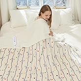 VELLUBAM Purple Bow Heated Blanket Twin Size 62" x 84" - Cozy Cute Sherpa Electric Blanket Twin with 5 Heating Levels & 10 Hrs Auto-Off, Heating Blanket for Sisters, Machine Washable and ETL Certified