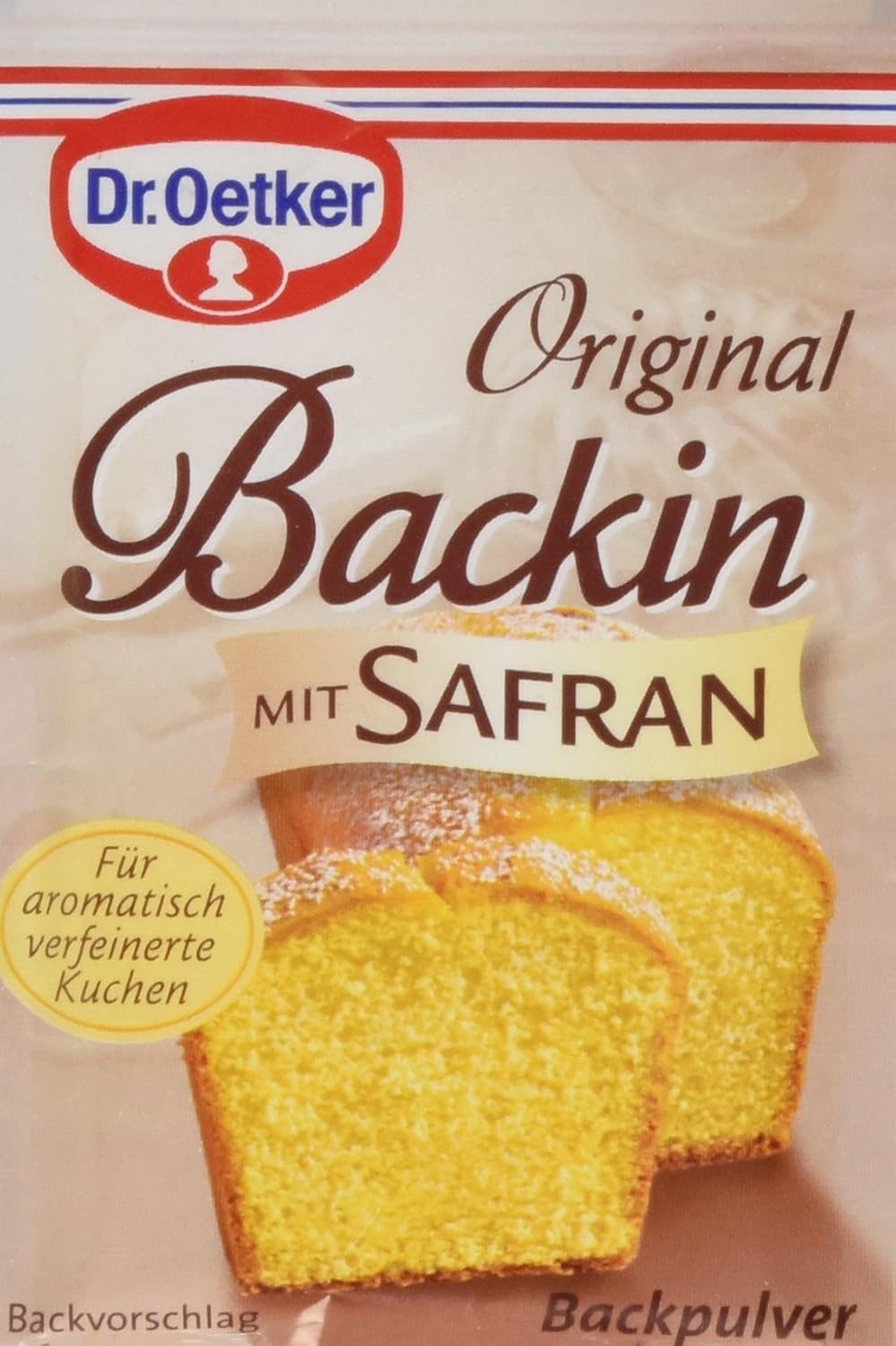 Dr. Oetker Backin mit Safran - Dr Oetker Backin