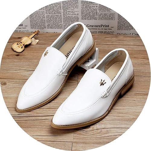 Romantico Men S Fashion Leather Loafers Mens Lace Up Casual Moccasins Oxfords White Wedding Shoes Man Party Driving Flats Amazon Ca Shoes Handbags