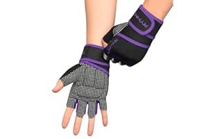 RYMNT Workout Gloves with Wrist Wrap Support, Weight Lifting Gloves with Full Palm Protection & Extra Grip for Men Women Gym Exercise, Cross Training, Weightlifting, Pull ups