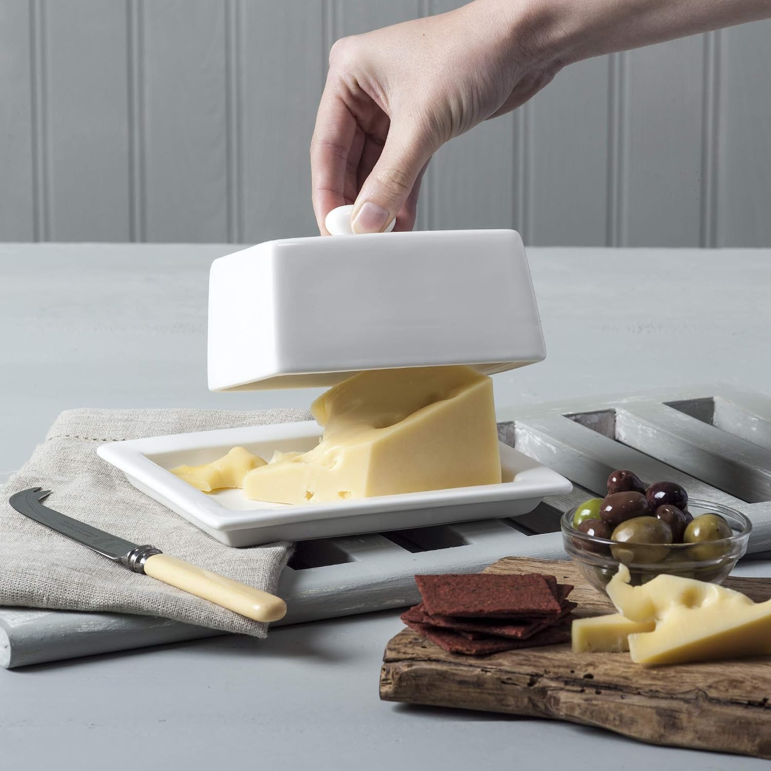 WM Bartleet & Sons Large Butter Dish with Lid - Image 5
