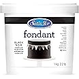 Satin Ice Black Fondant, Vanilla, 1 Kilogram