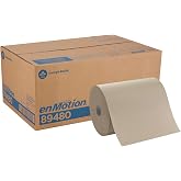 enMotion Georgia‑Pacific (by GP PRO) 10 in 800 Linear Feet Recycled Paper Towel Roll, Brown, 6‑Roll Case Paper Towel Rolls, 89480