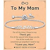 BxkSky Bracelets for Mom/Daughter, Birthday Christmas Mothers Day Valentines Day Gifts for Women