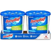 Damp Rid Moisture Absorber &ndash; Fragrance Free Odor Eliminator &amp; Humidity Absorber for Closet, Bathroom &amp; Basement, 2 Pack 10.5 oz Disposable Buckets&ndash; Ilios Packaging