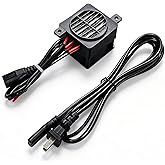 PTCYICU PTC Fan Heater 200W 110V, Ceramic Fast-Heating Element with Plug | Energy Saving Constant Temperature Thermistor Insulation PTC Car Auto Air Heater Tool for Indoor Outdoor Small Room Use, 60mm