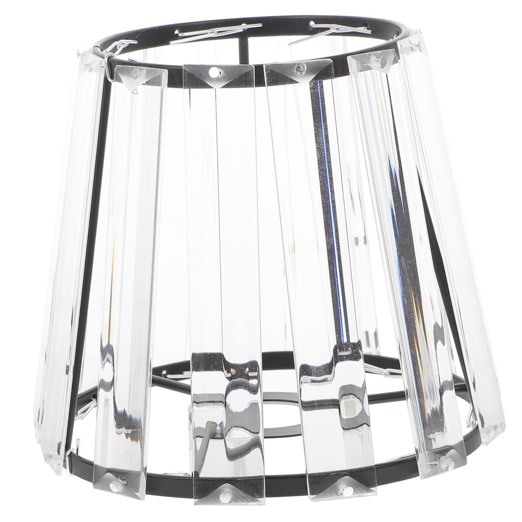 DOITOOL Transparent Glass Lampshade Replacement for E14 Desk Lamp Clear Light Cover 5.51 Inch Diameter Suitable for Indoor Wall Ceiling Lighting