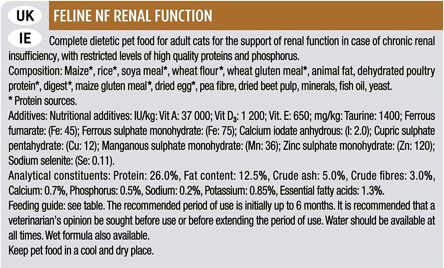 PRO PLAN VETERINARY DIETS NF Renal Function Wet Cat Food Chicken 10x85g, red, 212.5 g (Pack of 4) - Image 5