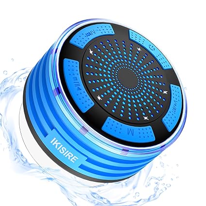 Portable Shower Radio Ip67 Waterproof Wireless Bluetooth Shower Speaker 40 For Pool With Hd Sound Bass Built In Mic Fm Radio And Colored Led #waterproof #bluetooth #shower #speaker Portable Shower Radio Ip67 Waterproof Wireless Bluetooth Shower Speaker 40 For Pool With Hd Sound Bass Built In Mic Fm Radio And Colored Led