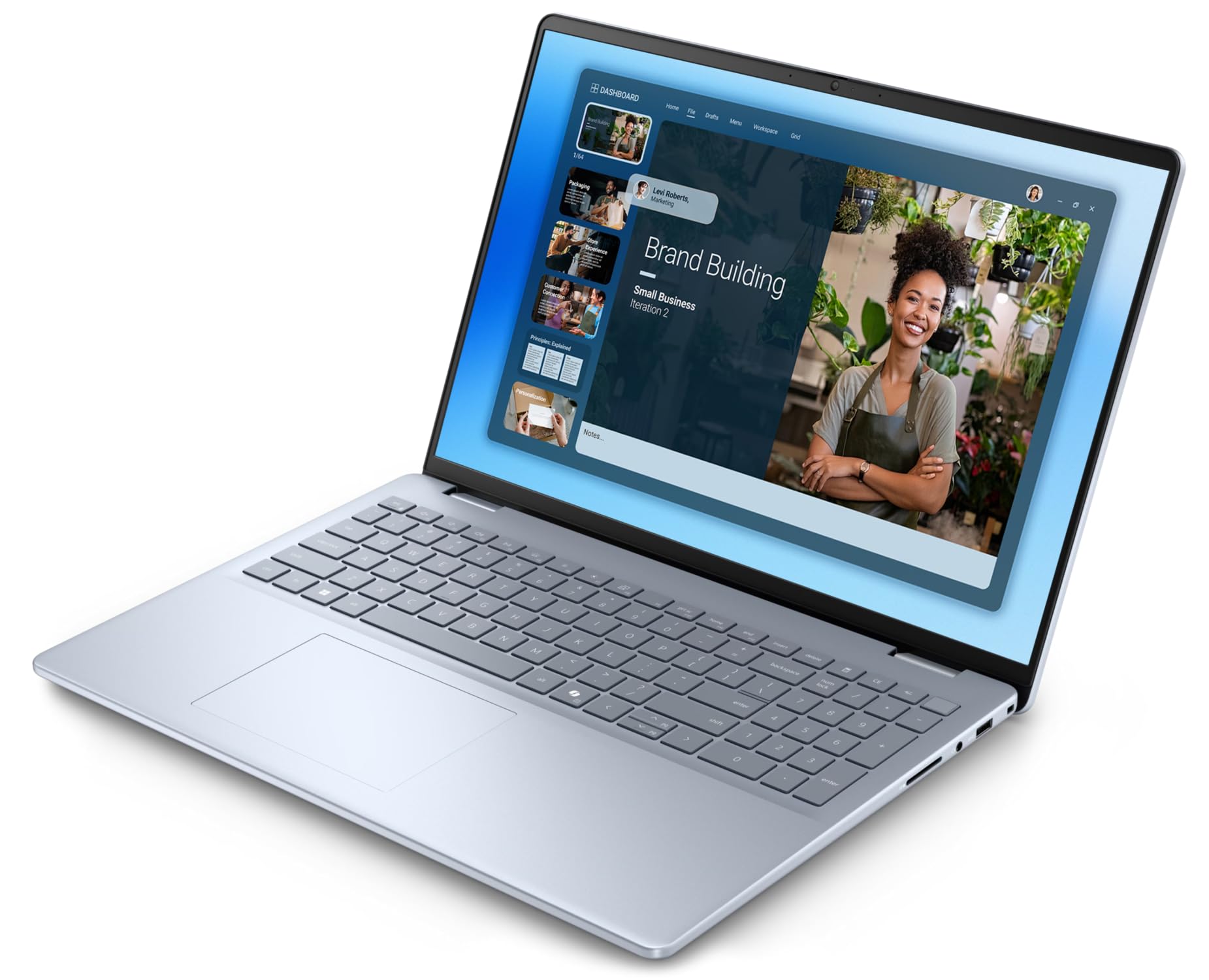 Dell 2025 Inspiron 16 5640 Touchscreen Business Laptop, 16 inch FHD+ WUXGA, Intel 7 150U(Up to 5.4GHz), 64 GB DDR5, 2 TB SSD, FHD Cam, Backlit Keyboard, Fingerprint Reader, Windows 11 Pro, Accessories