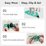 Joytale XXS Step In Dog Harness Teal Reflective Breathable Mesh view 3