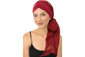 CAPLORD Head Scarf for Women Skull Cap Chemo Patients Headwear Cancer Hair Loss Scarf Headwrap Cover Hat Turban Covering Wrap