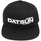 Rotary13B1 Datsun Baseball Cap Black/Hat - Style C Flat Brim