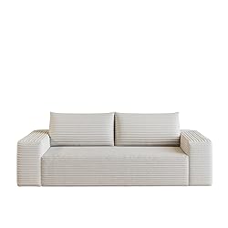 63" Cloud Loveseat Boneless Sofa Couch in a Box, No
