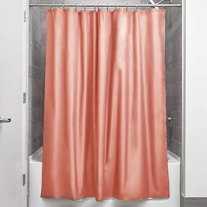 Idesign Poly Bath Curtains Long Shower Curtain Made Of Polyester