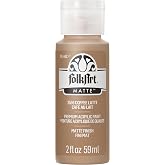 FolkArt Acrylic Paint in Assorted Colors (2 oz), 2559, Coffee Latte