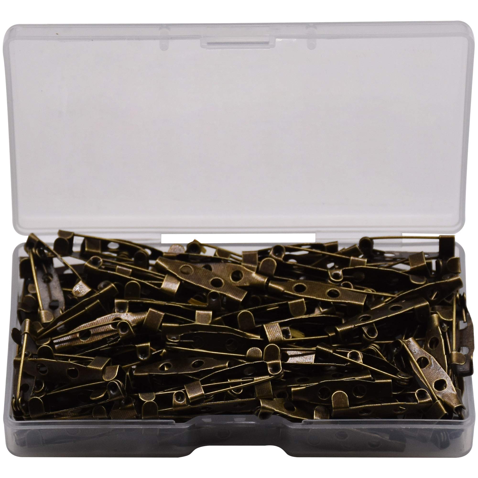 YOFASEN DIY Crafts Pins - Safety Pins Assorted for Crafts Clothing Arts Metal Locking Clip,2cm (150pcs)