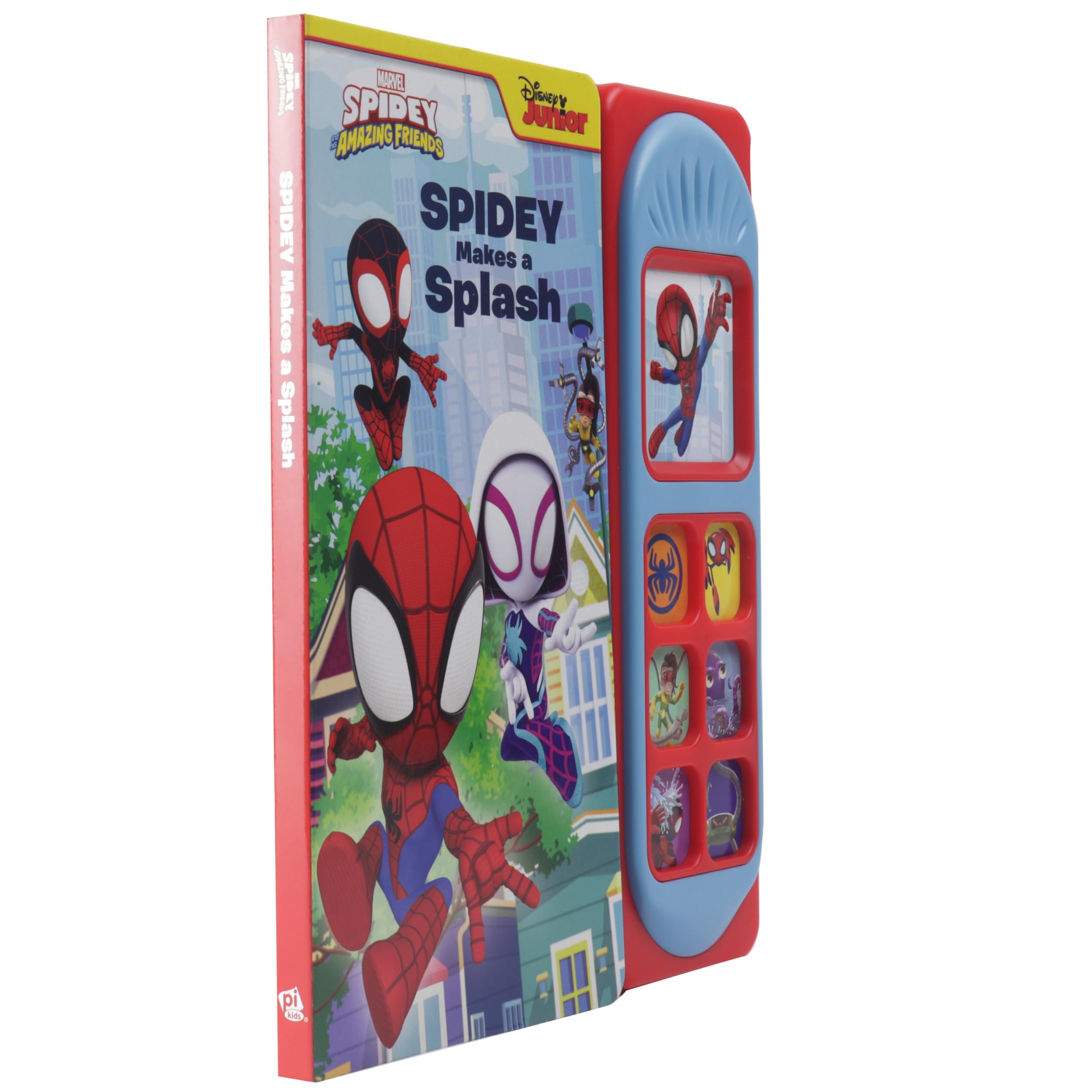 Marvel Spider-man - Spidey and his Amazing Friends – Spidey Makes a Splash Sound Book - PI Kids Marvel Spider-man - Spidey and his Amazing Friends – Spidey Makes a Splash Sound Book - PI Kids Board book Hardcover