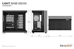 be quiet! Light Base 900 DX Black PC case | Fully