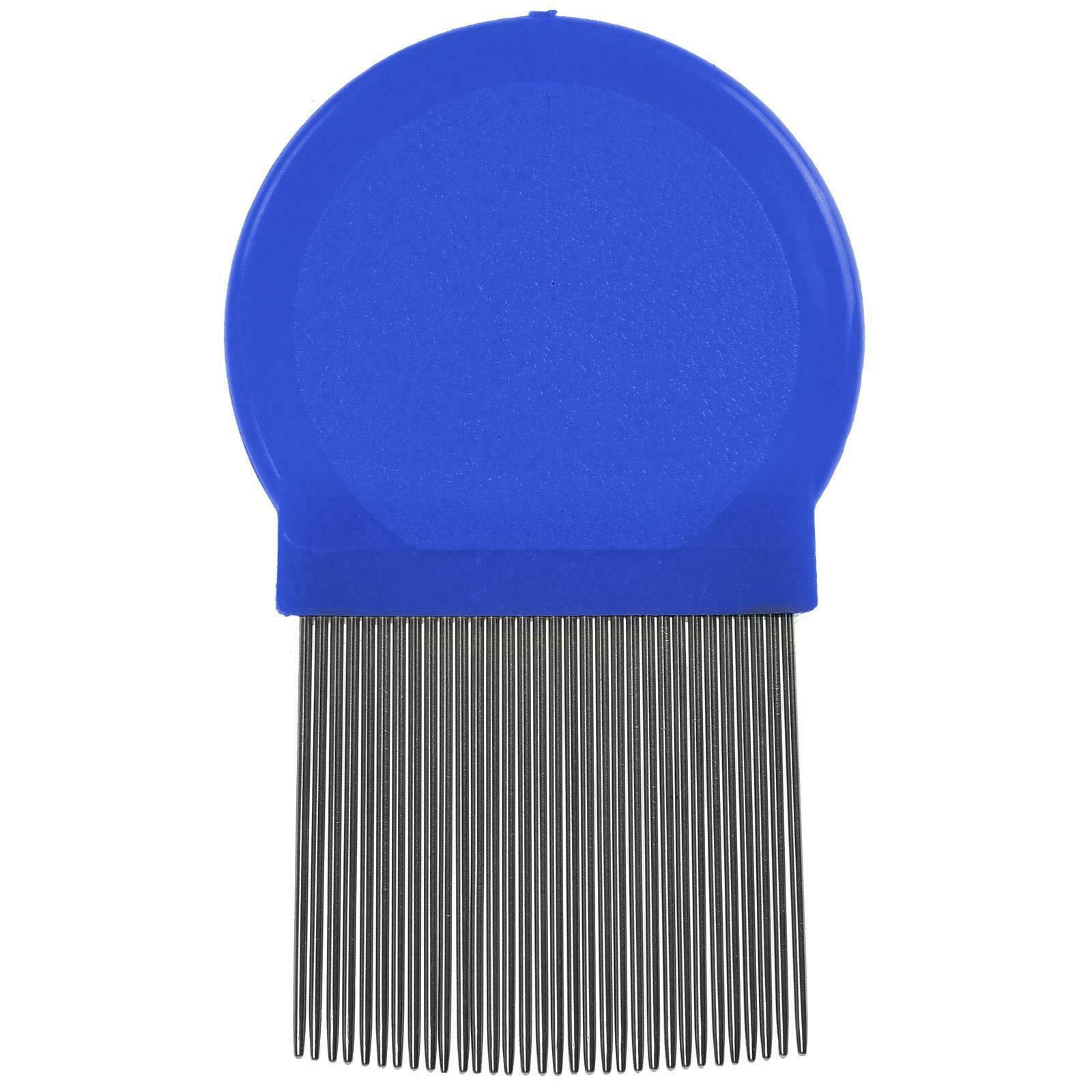 Kids Adults Round Metal Nit Comb Gritty Hair Removes Head Lice Egg Fine Bristles