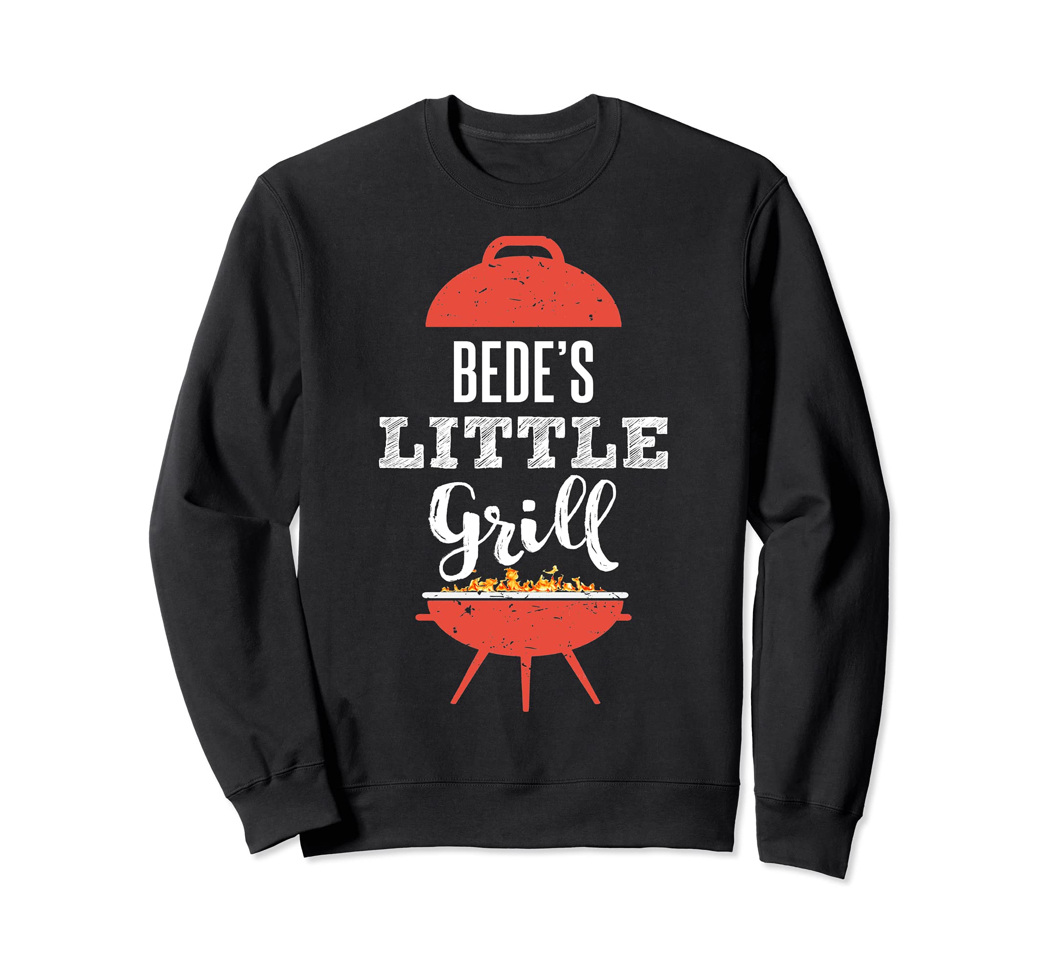 Funny BBQ Grilling Gift Design for Bede's Little Grill Sweatshirt