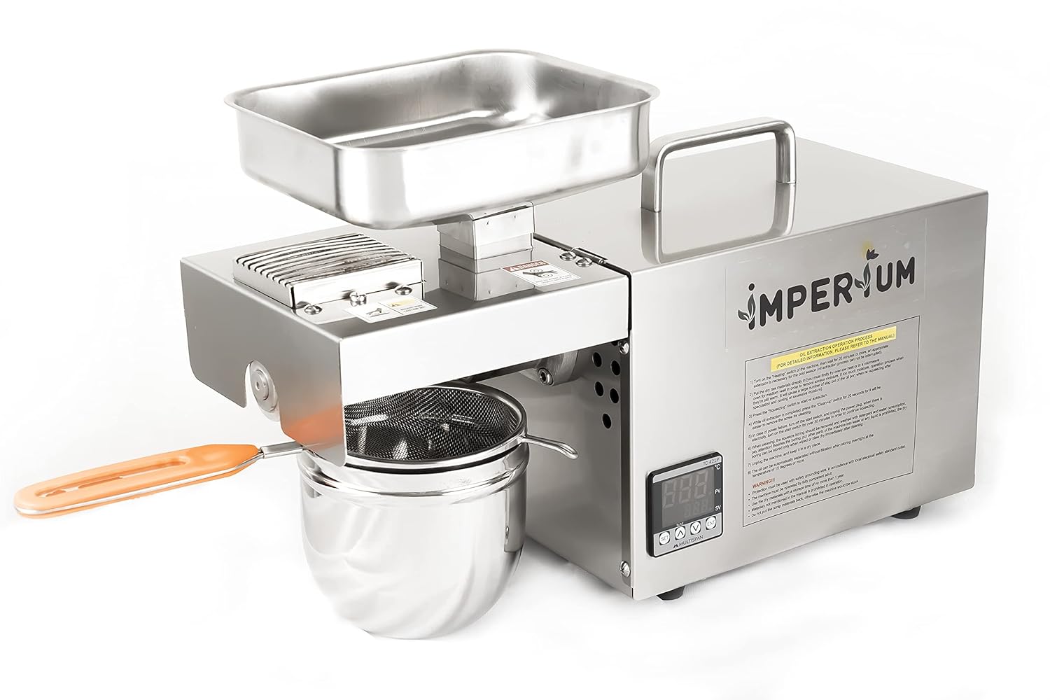 Buy Imperium Organic Oil Machine for Home use Automatic Oil Extractor