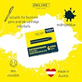 Online Standard Ink Cartridges Midnight Blue 6x Universal Fountain Pen Ink view 3