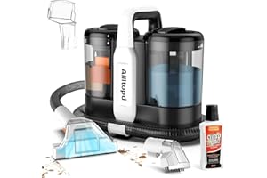 Ailltopd Portable Carpet&15Kpa Powerful Suction Upholstery Spot Cleaner,Deep Stain Cleaning for Car Seat,Carpet, Pets, Stairs