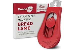 KNEADACE Upgraded Extractable & Magnetic Bread Lame Dough Scoring Tool - Professional Sourdough scoring tool for Sourdough Br