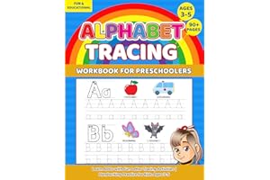 Alphabet Tracing Workbook for Preschoolers: Learn ABCs with Fun Letter Tracing Activities | Handwriting Practice for Kids Ages 3-5